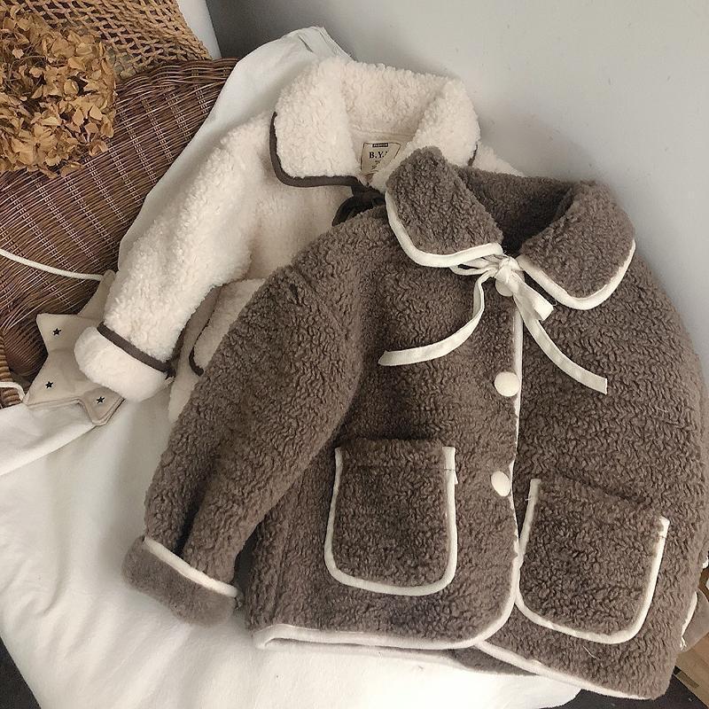 Lamb Wool Baby Teddy Fleece Jacket Gomaki