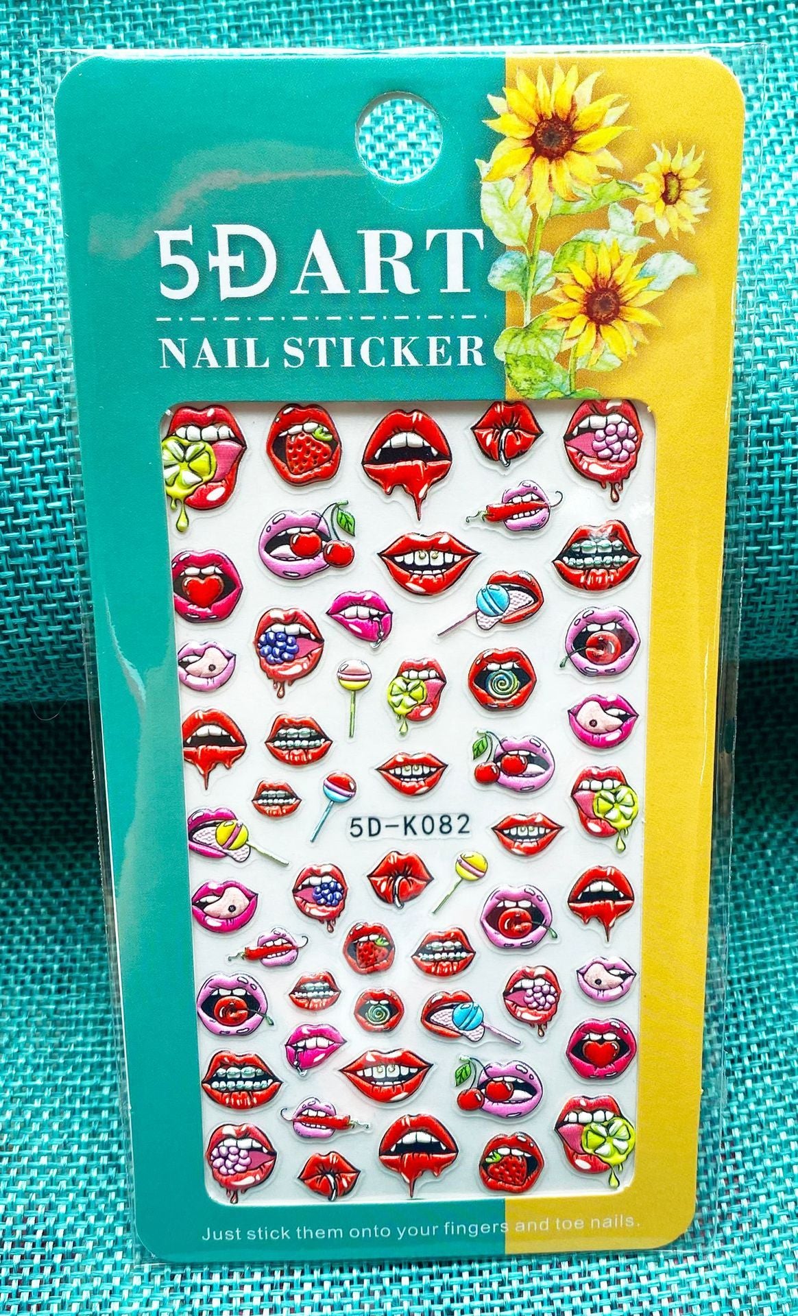 Art French Tip Nail Stickers Gomaki