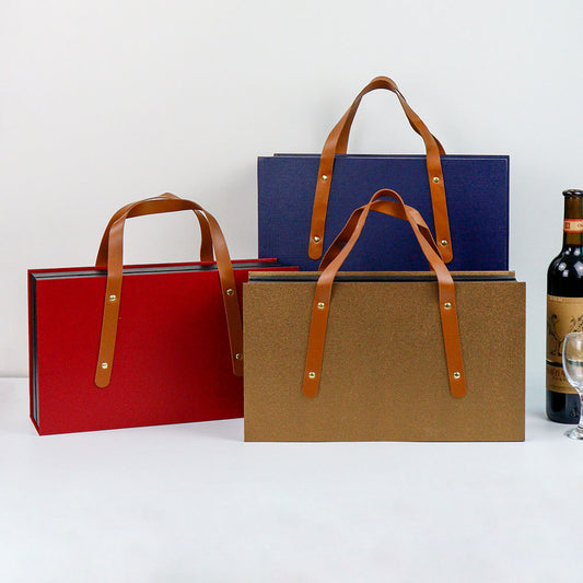 Premium Bottle Packaging Case for Elegant Wine Presentation Gomaki