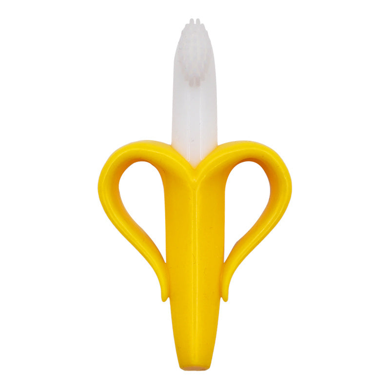 Baby Banana Silicone Teether and Training Toothbrush Gomaki