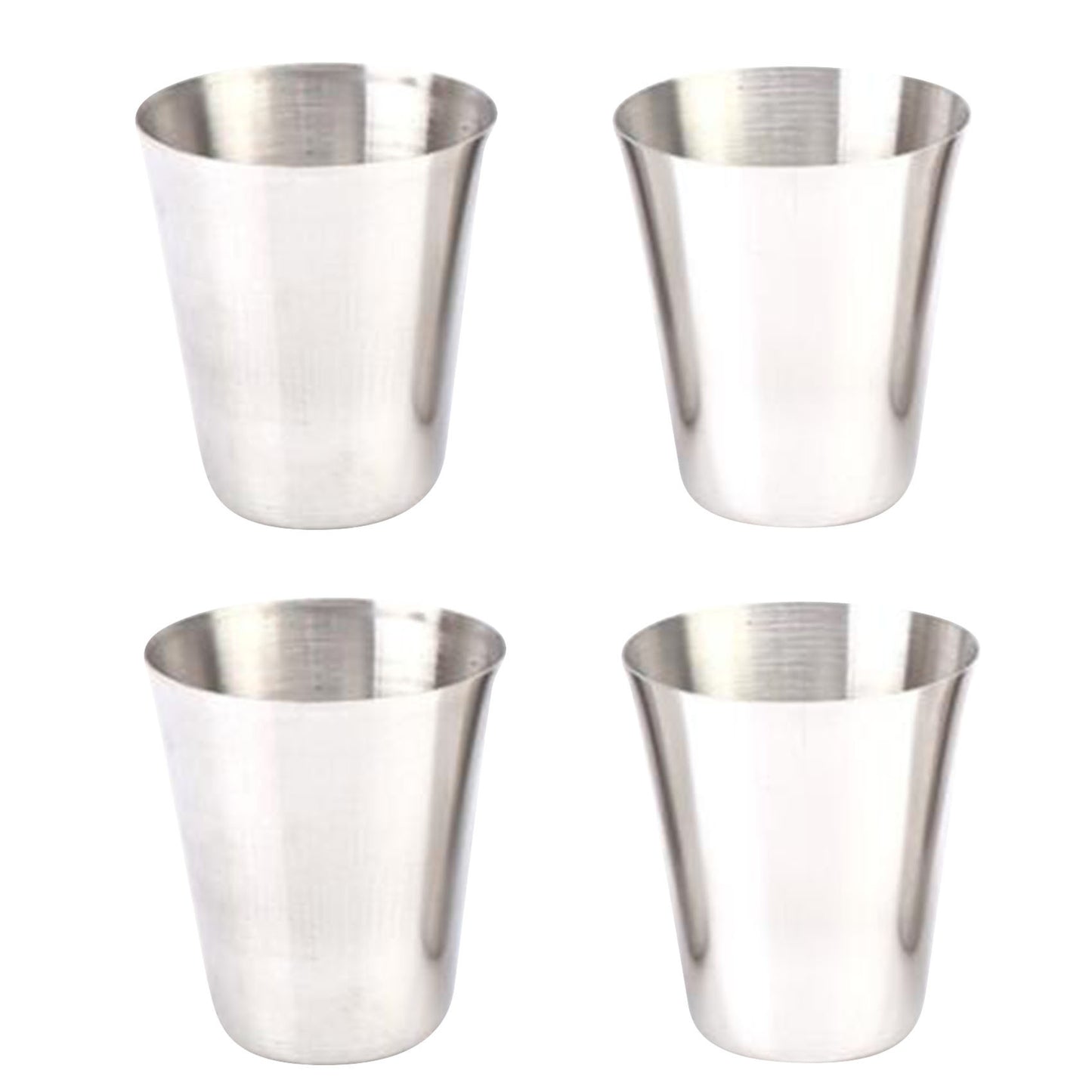 Set di bicchierini da shot in acciaio inossidabile con custodia da viaggio in pelle Gomaki