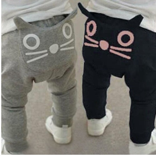 Pantaloni con orecchie da gatto per bambini Gomaki