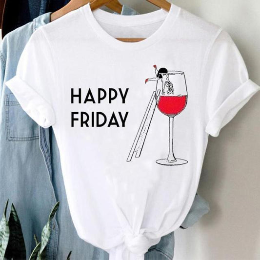 Minimalist Wine Glass Line Art T Shirt Gomaki