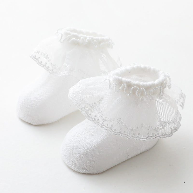 Chaussettes en dentelle pour bébé Gomaki