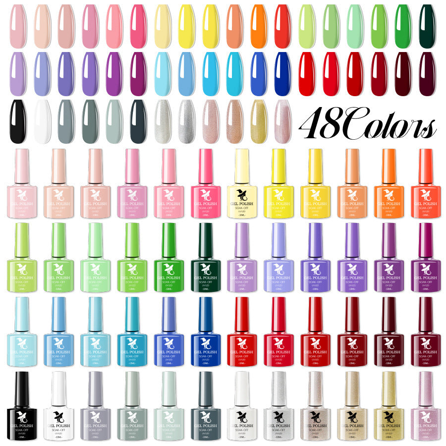 Colorful Gel Nail Polish Set Gomaki