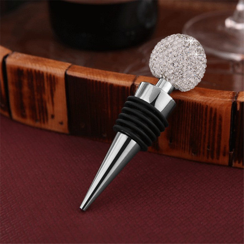 Luxury Crystal Wine Bottle Stopper Gomaki