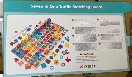 Gomaki Kids Montessori Alphabet Learning Board