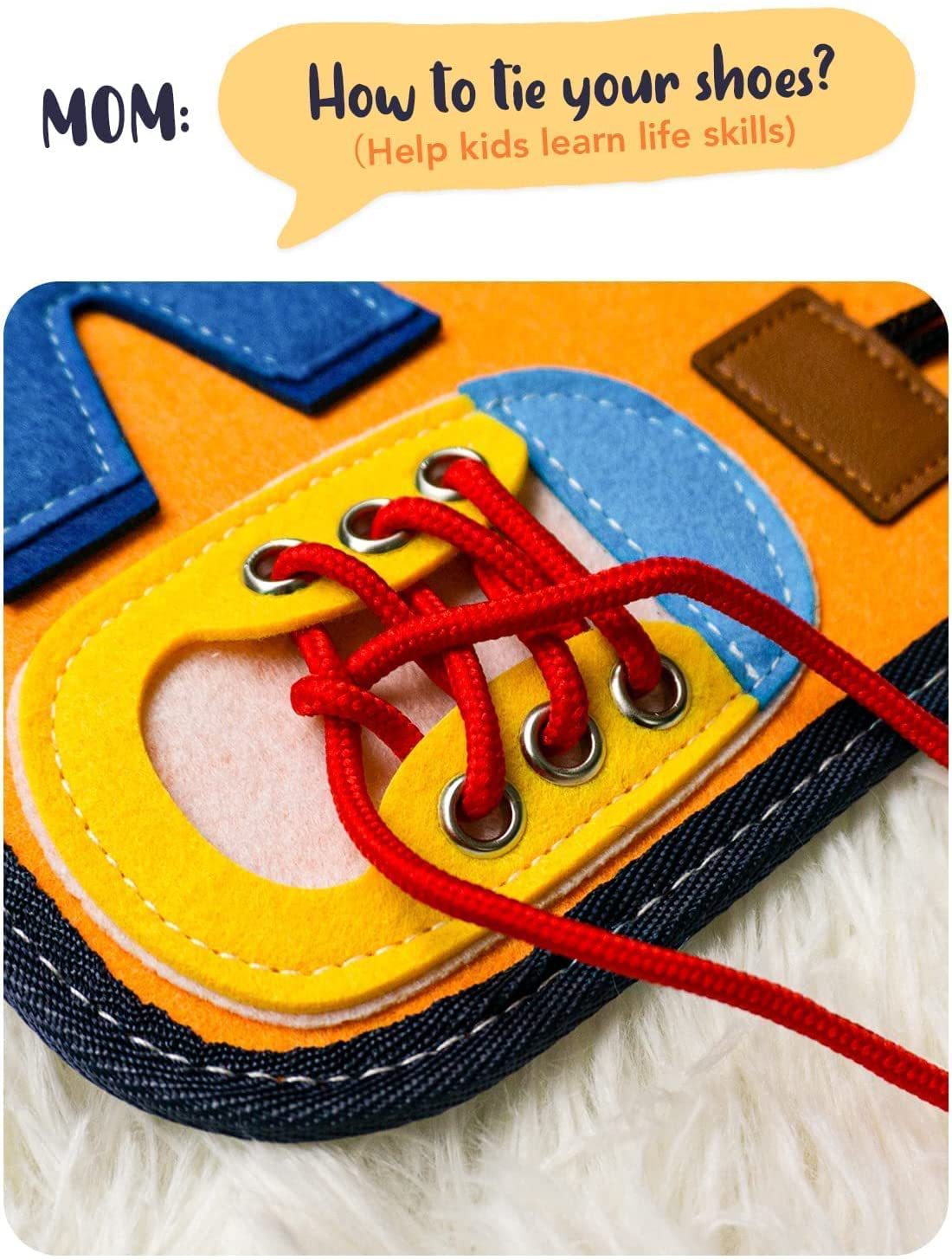 Gomaki Kids Montessori Busy Board Learning Book