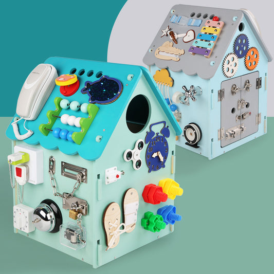 Gomaki Kids Montessori Busy House Learning Toy