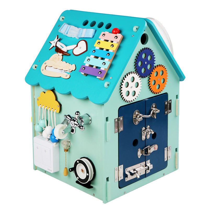 Gomaki Kids Montessori Busy House Learning Toy