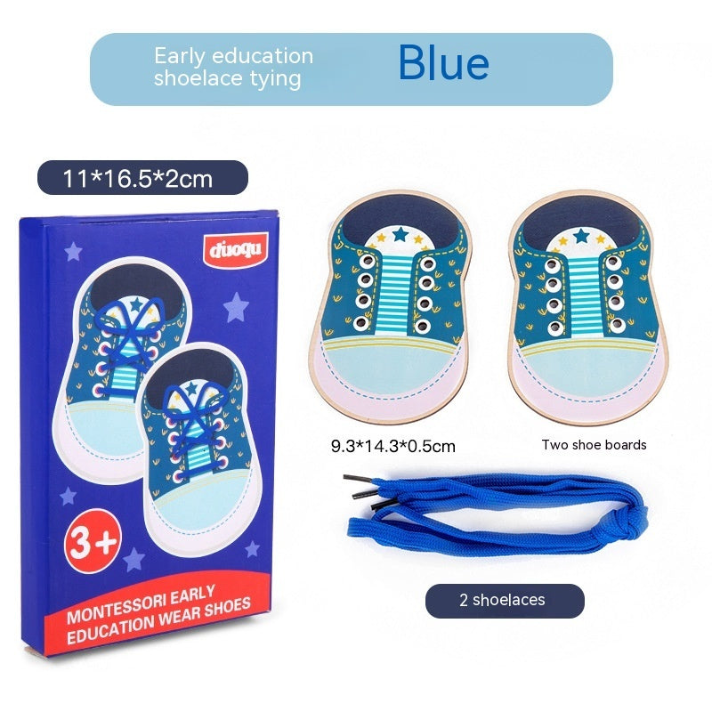 Gomaki Kids Montessori Button Threading Toy