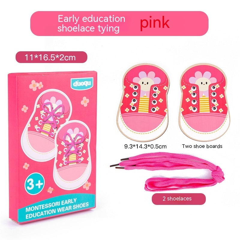 Gomaki Kids Montessori Button Threading Toy