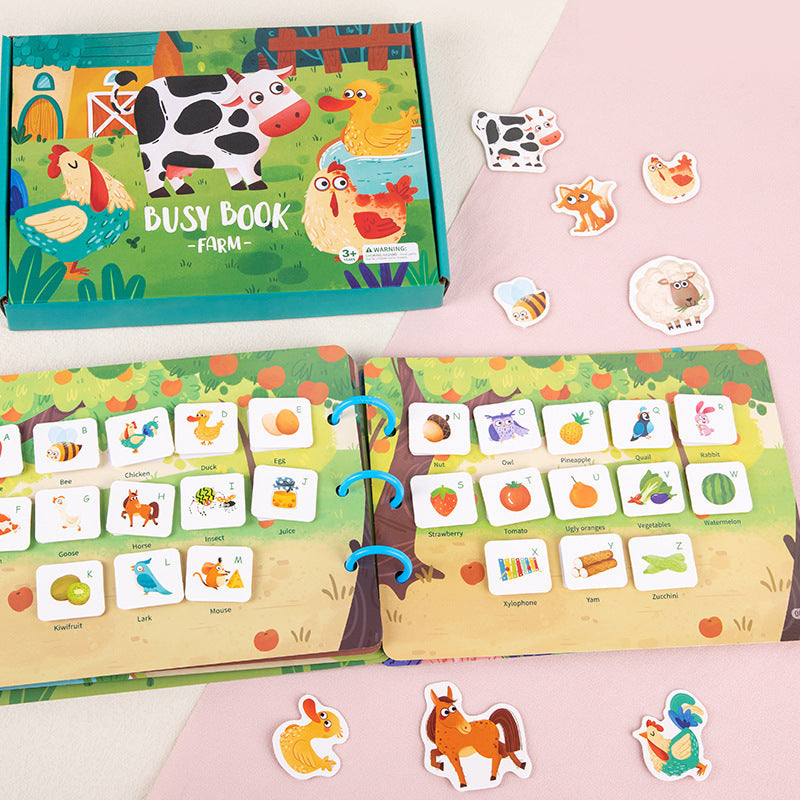 Gomaki Kids Montessori Farm Busy Book