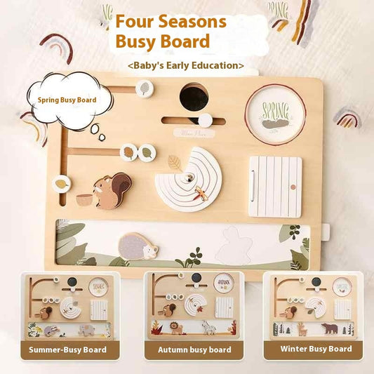 Gomaki Kids Montessori Four Seasons Learning Board
