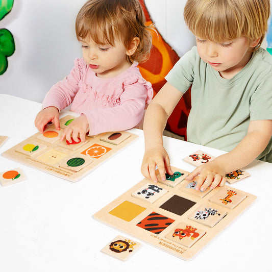 Gomaki Kids Montessori Matching Puzzle Board