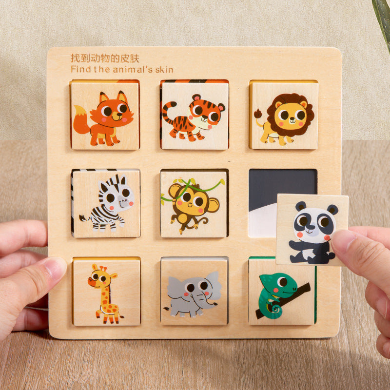 Gomaki Kids Montessori Matching Puzzle Board
