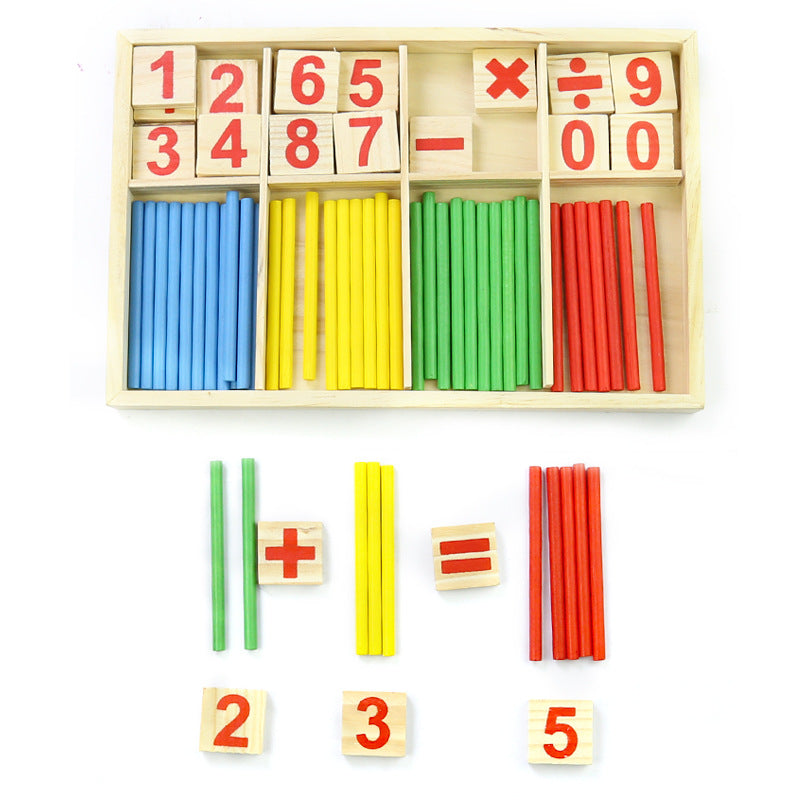 Gomaki Kids Montessori Math Counting Sticks Toy