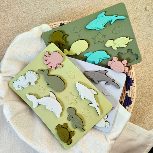 Gomaki Kids Montessori Sea Puzzle Board