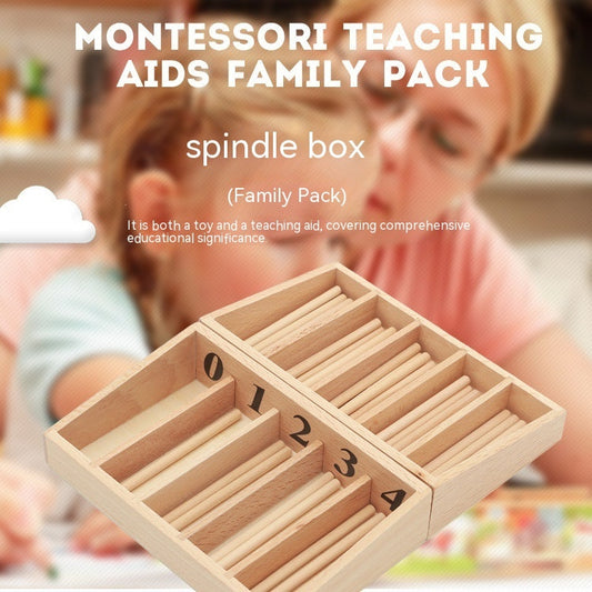 Gomaki Kids Montessori Spindle Box