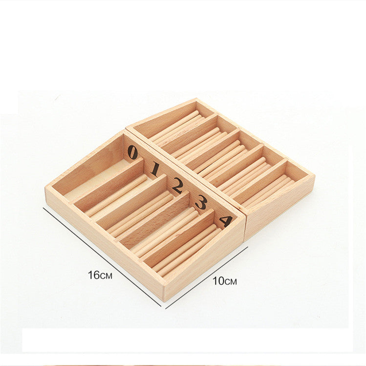 Gomaki Kids Montessori Spindle Box