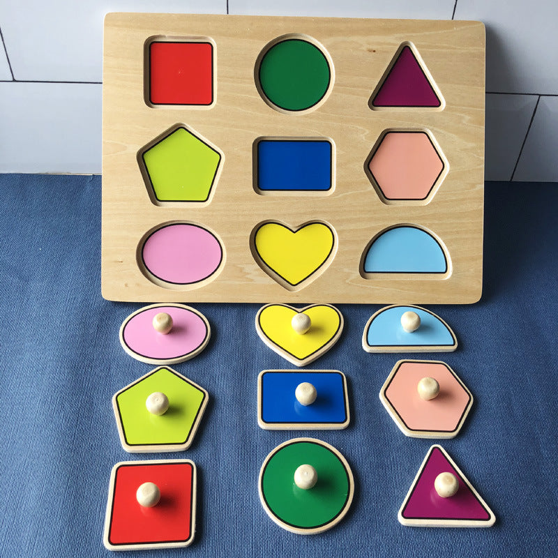 Gomaki Kids Montessori Wooden Shape Puzzle