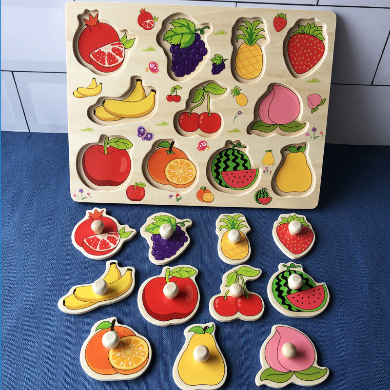 Gomaki Kids Montessori Wooden Shape Puzzle