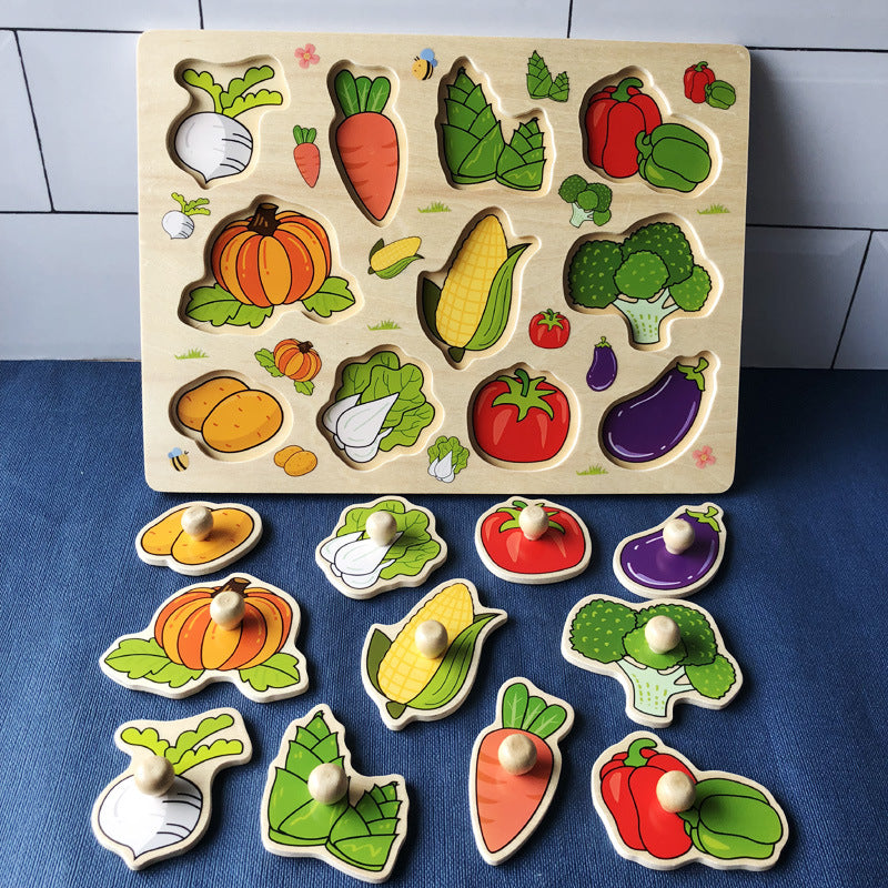 Gomaki Kids Montessori Wooden Shape Puzzle