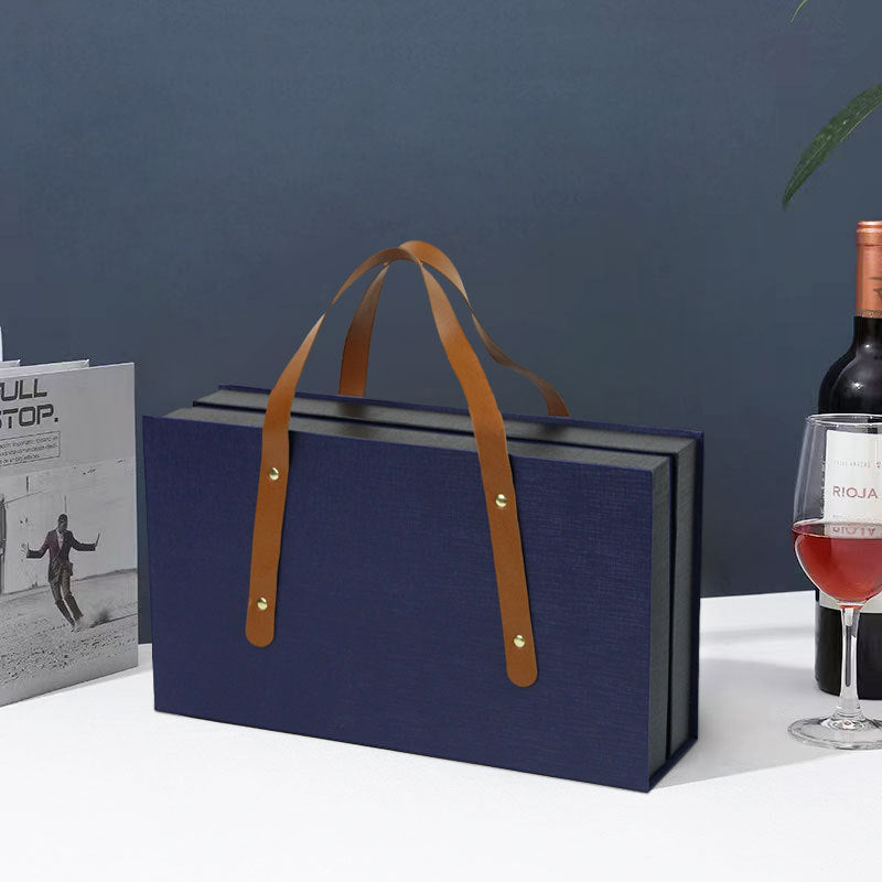 Coffret de présentation de bouteilles haut de gamme Gomaki pour une présentation élégante du vin