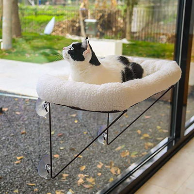 Stainless Steel Window Mounted Cat Bed Gomaki