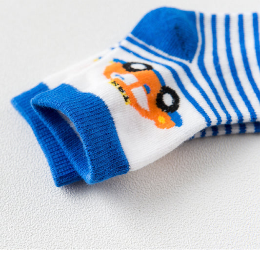 Boys Cotton Socks Set Gomaki