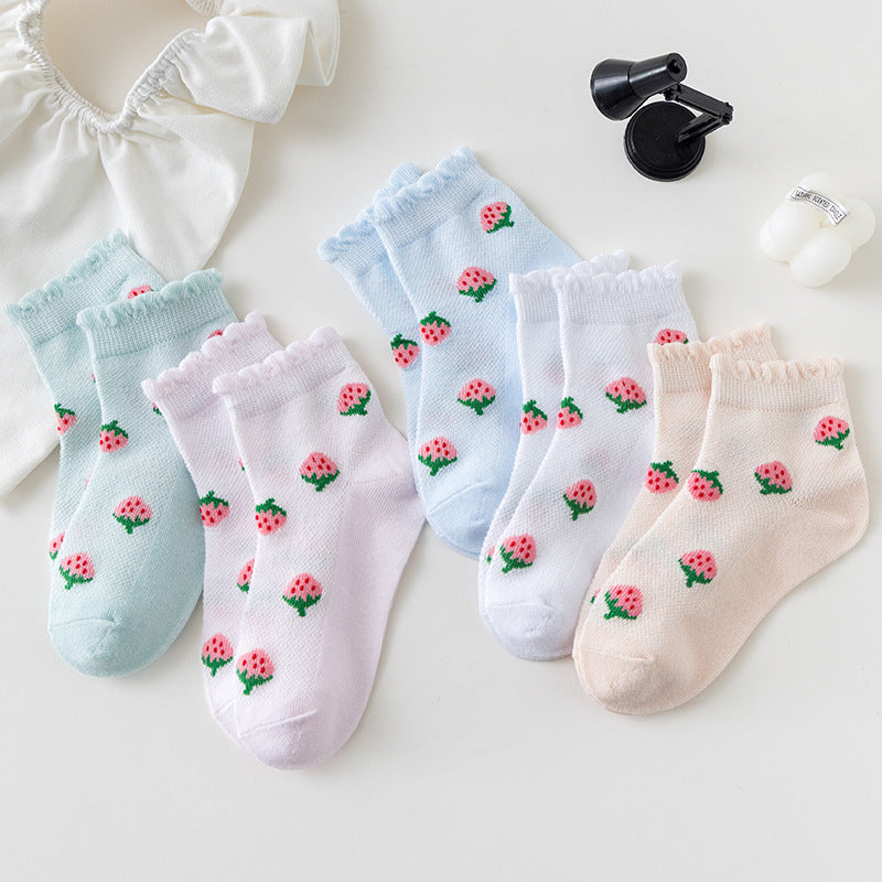 Baby and Toddler Cotton Socks Set Gomaki