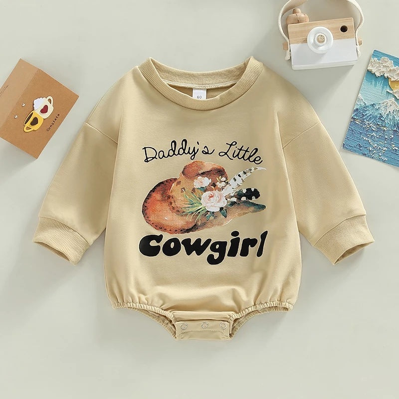 Western Style Cotton Bodysuits for Boys and Girls Gomaki