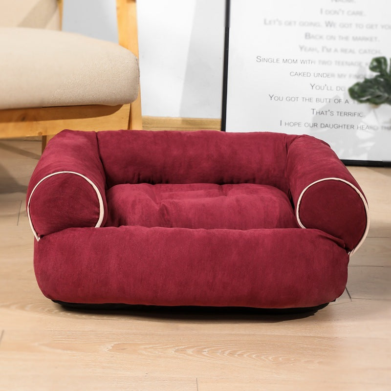 Luxury Plush Pet Sofa Bed Gomaki Shop