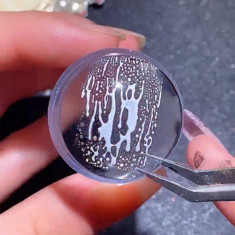 Transparent Silicone French Nail Stamper Gomaki