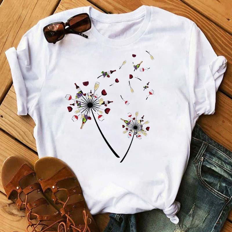 Heartbeat Wine Glass T Shirt Gomaki