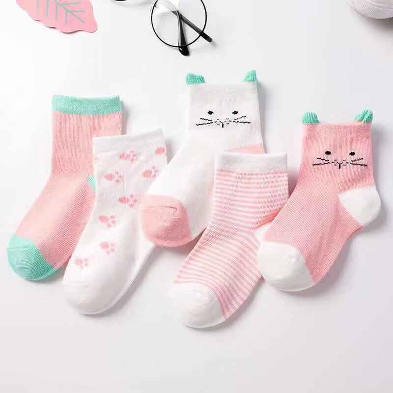 Baby Cotton Socks Set Gomaki