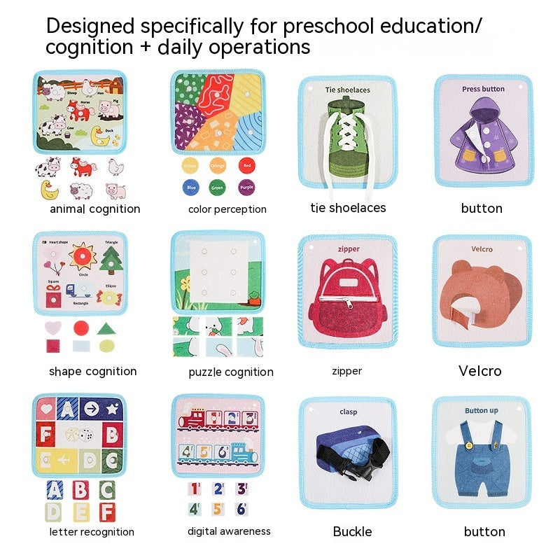 Gomaki Kids Busy Book Backpack