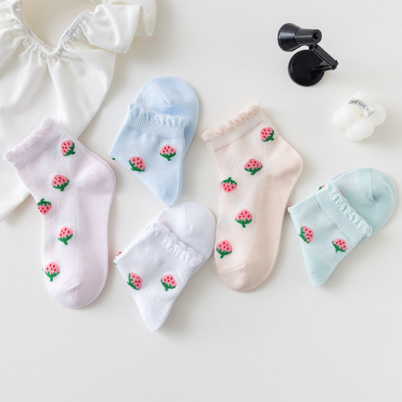 Baby and Toddler Cotton Socks Set Gomaki