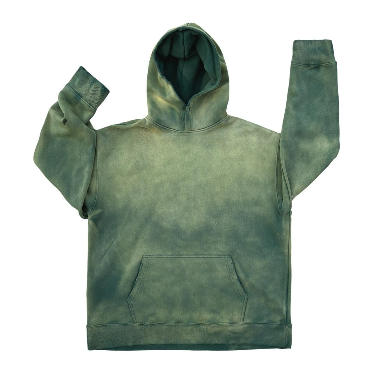 Unisex Washed Green Oversized Hoodie Gomaki