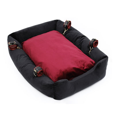 Luxury Leather Pet Car Seat Bed Gomaki Shop