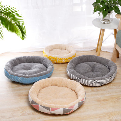 Soft Round Pet Bed Gomaki Shop