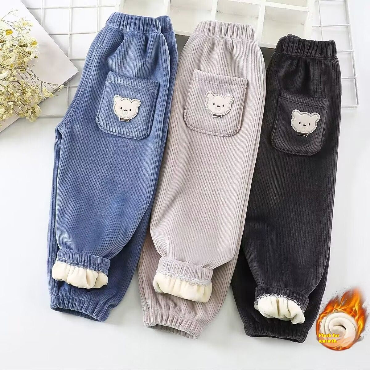 Winter Corduroy Baby Pants Gomaki