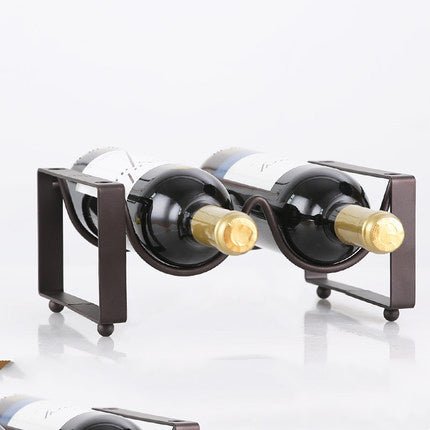 Modern Metal Wine Rack Gomaki