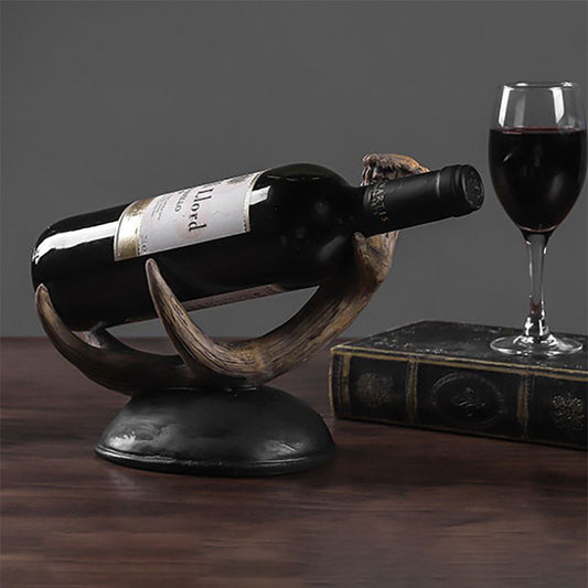 Deer Antler Wine Bottle Holder Gomaki