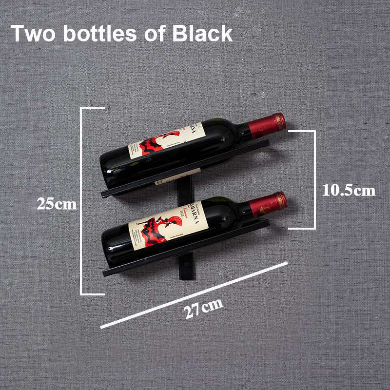 Modern Wall Mounted Metal Wine Rack
