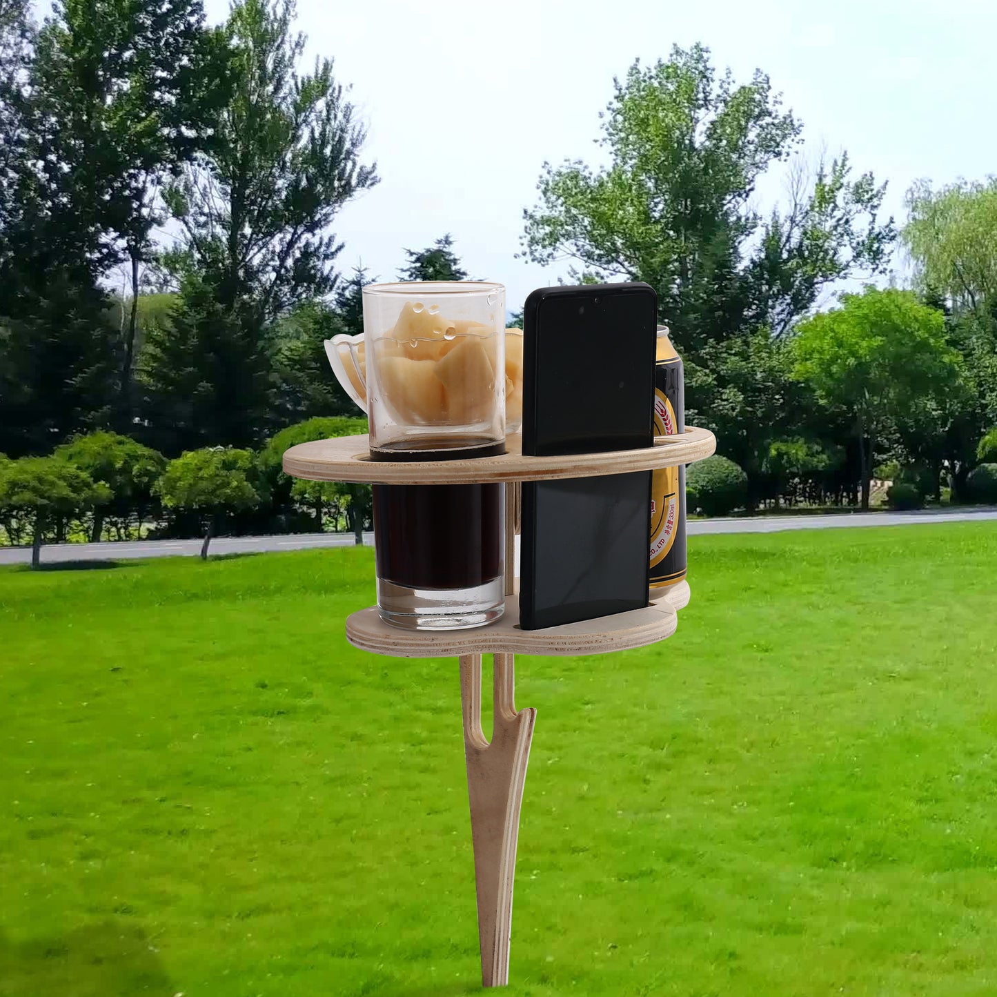 Table à vin portable d'extérieur Gomaki